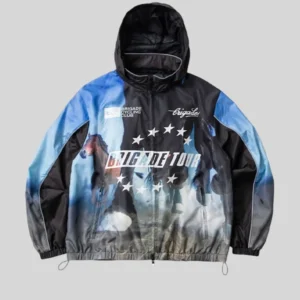 Brigade Race Horse Blue Cycling Jacket