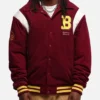 Brisbane Broncos NRL 1908 Maroon Varsity Jacket