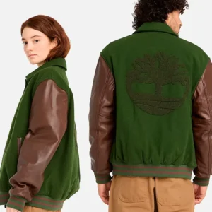 Brown and Green Jacket