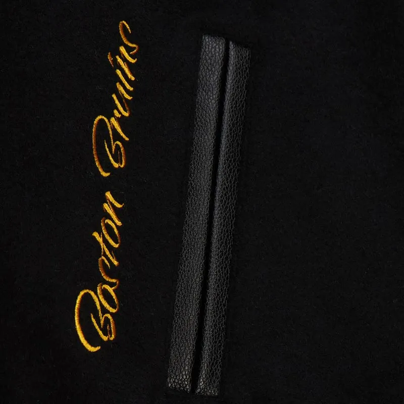 Bruins Black Varsity Jacket