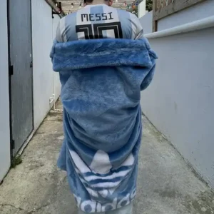 Buy Bad Bunny World Tour 2026 Adidas x Ivy Park Blue Fur Coat