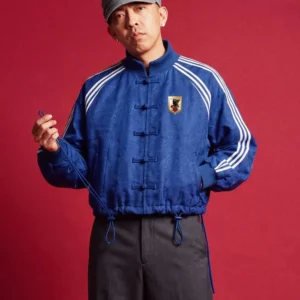 Buy Bape x Japan Football Blue Chinese Jacket