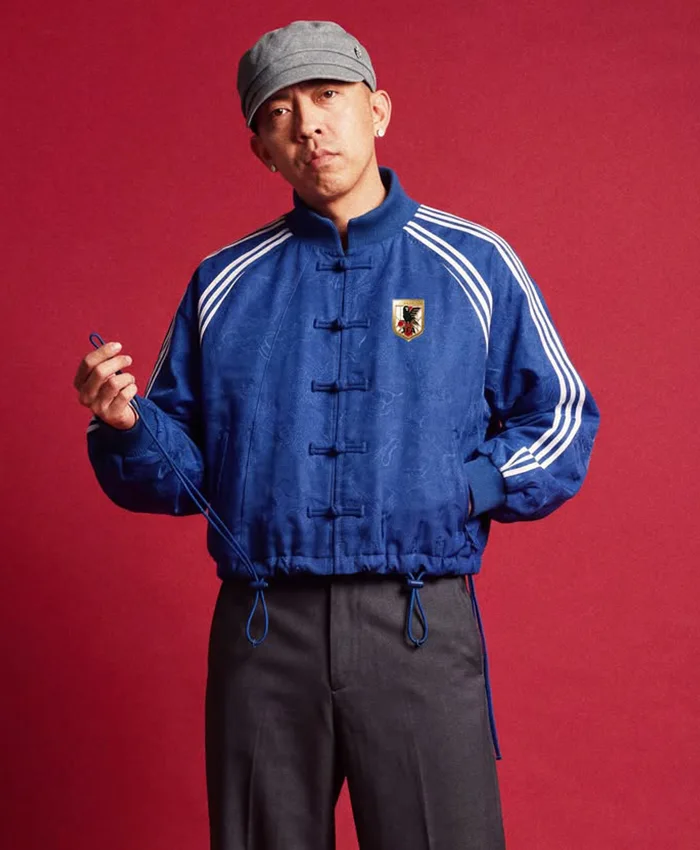 Buy Bape x Japan Football Blue Chinese Jacket