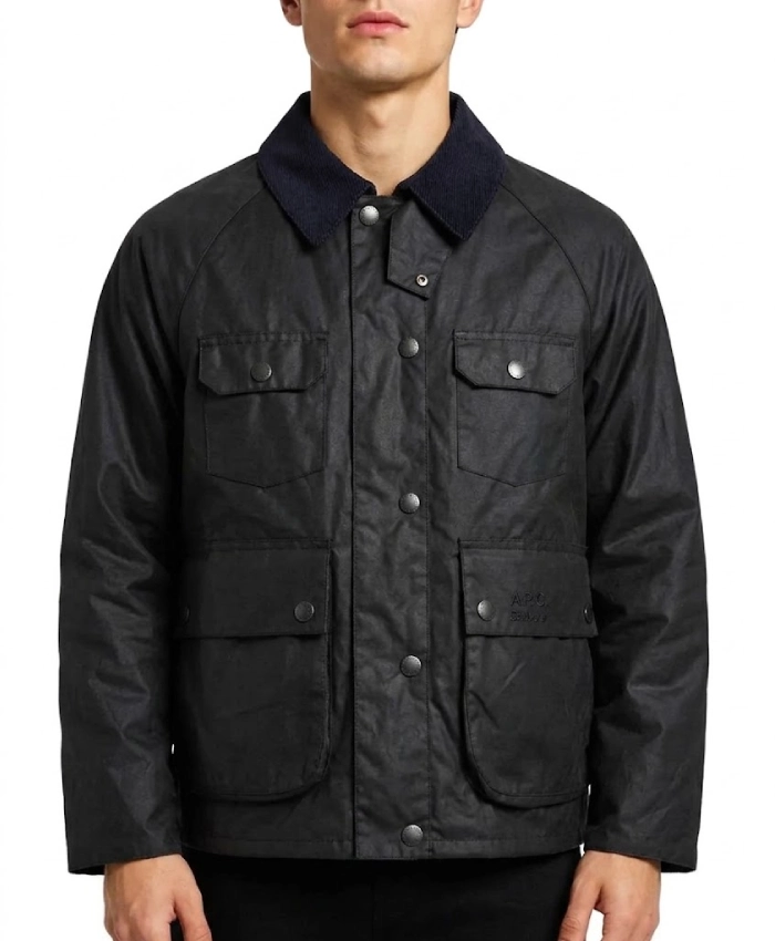 Buy Barbour × A.P.C. Spey Waxed Cotton Jacket