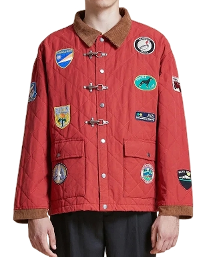 Buy Found Quilt Patch Red Jacket