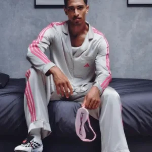 Buy Jude Bellingham Predator Adidas Gray Silk Pajamas