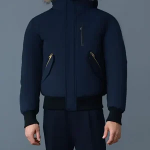 Buy Mackage Men’s Dixon Down Bomber Jacket With Hooded Fur
