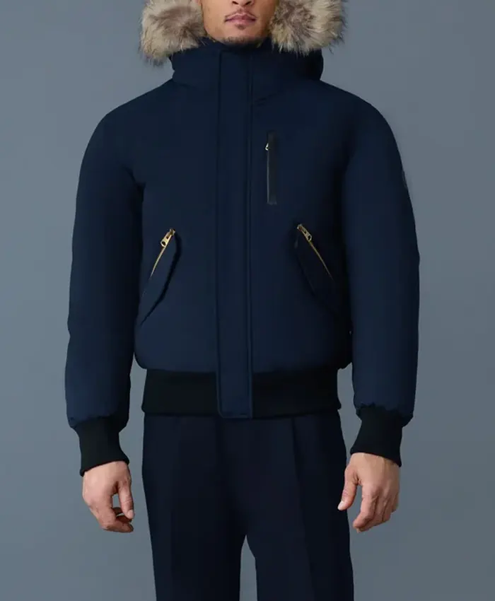 Buy Mackage Men’s Dixon Down Bomber Jacket With Hooded Fur