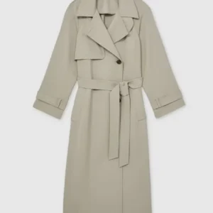 Buy Marble Hall Murders Amelia Bullmore Grey Trench Coat