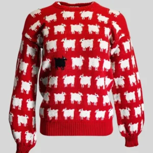 Buy Princess Diana Red Sheep Sweater