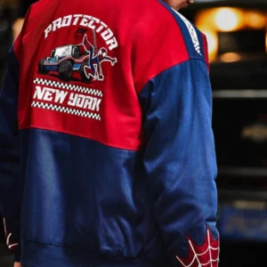 Buy Protector of New York Spider Man Peter Parker racing jacket