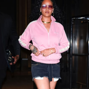 Buy Rihanna Y2K Fashion Pink Jacket