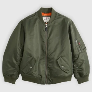 Buy Shai Gilgeous-Alexander Levi’s Olive Green MA-1 Bomber Jacket