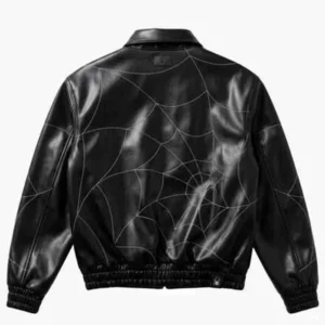 Buy Spider-Man Superhero Cosplay Street Black Leather Jacket