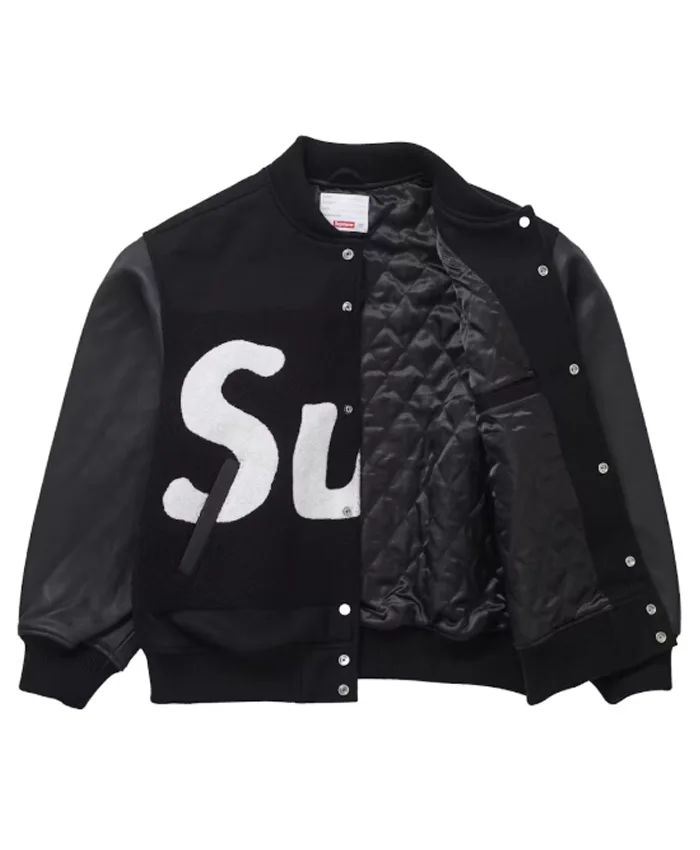 Buy Supreme Big Logo Chenille Varsity Jacket