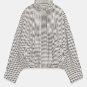 Buy TOWIE S37 Courtney Green Checkered Bomber Jacket