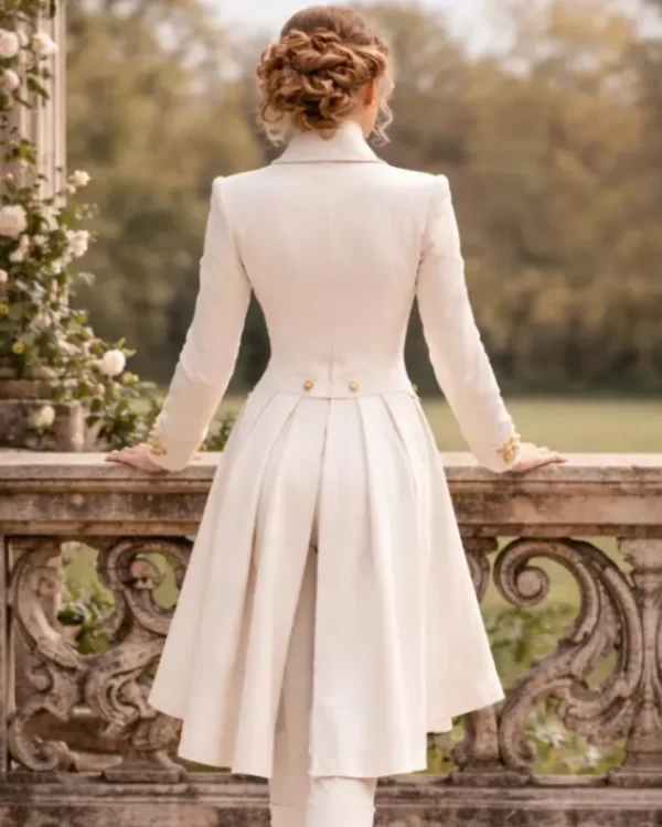 Buy Women’s Ivory Regency Style Double Breasted Tailcoat