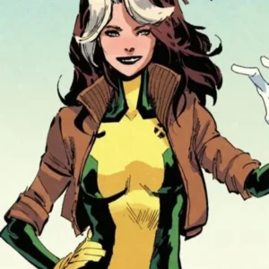 Buy X-Men Rogue Brown Leather Cosplay Jacket