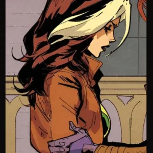 Buy X-Men Rogue Brown Leather Cosplay Jacket For Sale