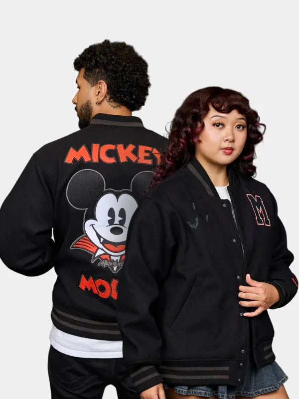 Cakeworthy Disney Mickey Mouse Vampire Varsity Jacket
