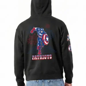 Champion Patriots Captain America All-Star Full-Zip Hoodie
