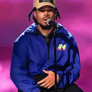 Chance the Rapper The Tonight Show S13 Blue Jacket