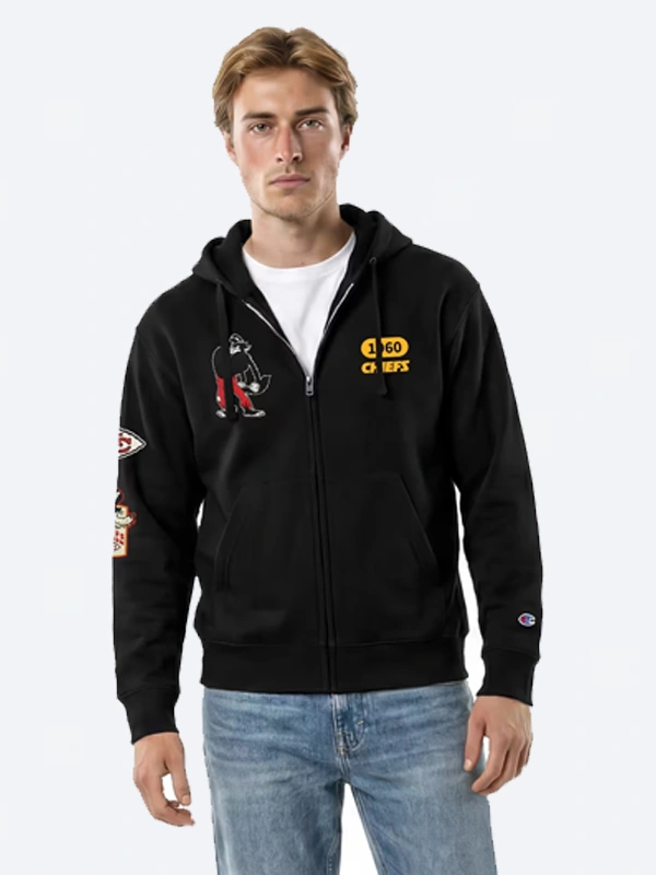 Chiefs Disney x Champion Big Bad Wolf All-Star Full-Zip Hoodie