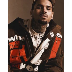 Chris Brown Satoshi Nakamoto Leather Jacket