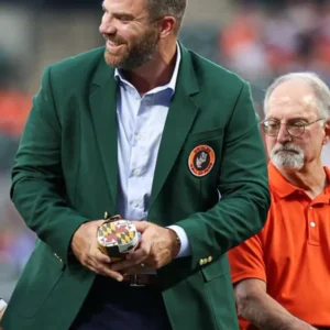 Chris Davis Orioles Hall of Fame Green Blazer