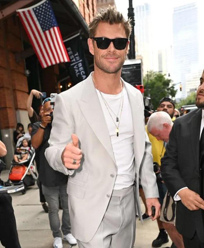 Chris Hemsworth Celebrating 43rd HBD Blazer