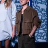Christian Siriano Project Runway Brown Suede Jacket