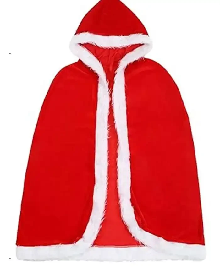 Christmas Red Santa Claus Hooded Cloak