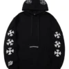 Chrome Heart Black Fleece Pullover Hoodie