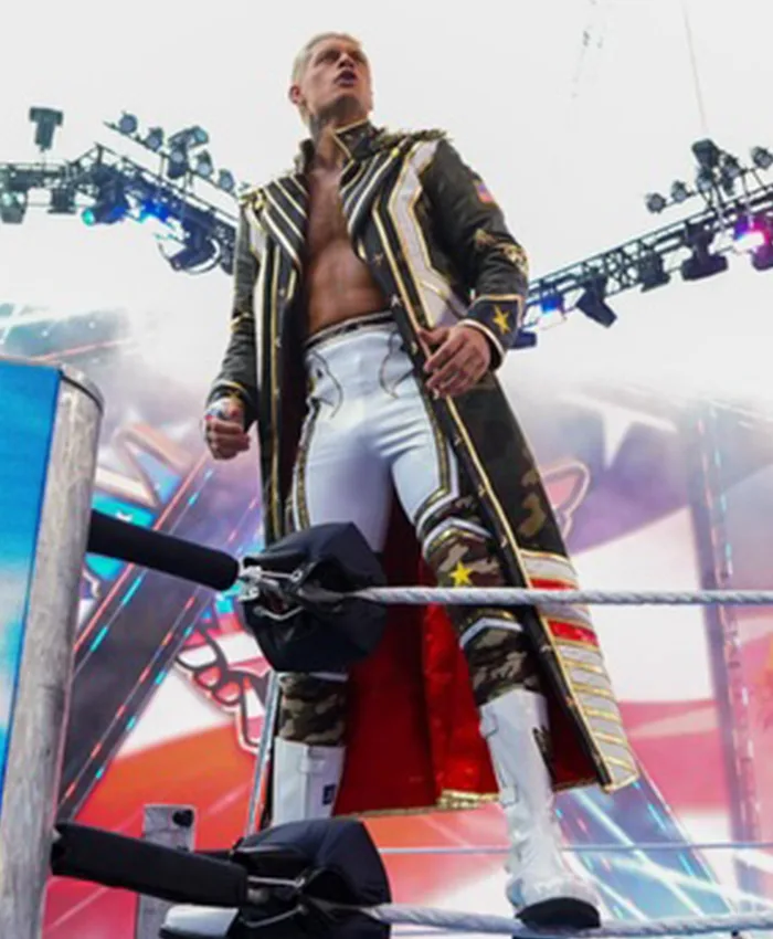 Cody Rhodes SummerSlam 2026 Minnesota Leather Coat For Sale