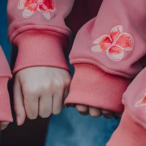 Coral Hibiscus Hoodie
