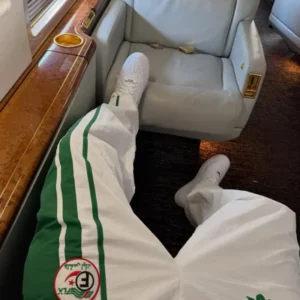 DJ Snake White Green Tracksuit