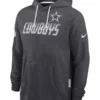 Dallas Cowboys Nike Sideline Charcoal Hoodie