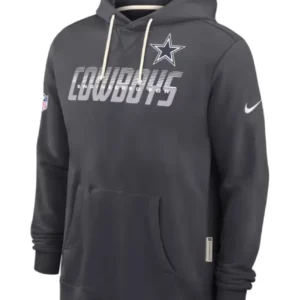 Dallas Cowboys Nike Sideline Charcoal Hoodie