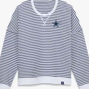 Dallas Cowboys Striped French Terry Sweatshirt