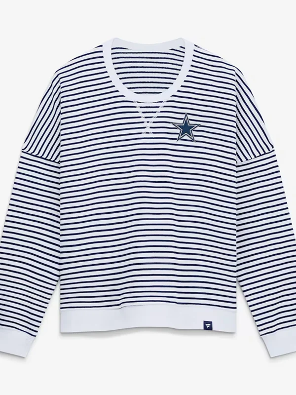 Dallas Cowboys Striped French Terry Sweatshirt