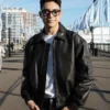 Get Darren Espanto Sydney Trip 2026 Black Leather Jacket