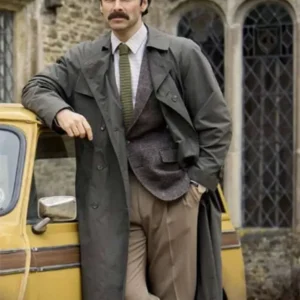 Declan O Hara Rivals Grey Trench Coat