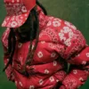 Denim Tears Fall 2026 Red Bandana Print Puffer Jacket