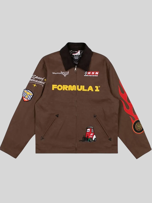 Disney And Pixar Cars F1 Lightning McQueen Racing Jacket