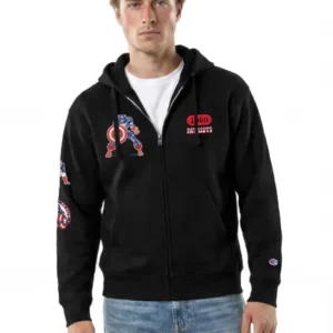 Disney x Champion Patriots Captain America All-Star Full-Zip Hoodie