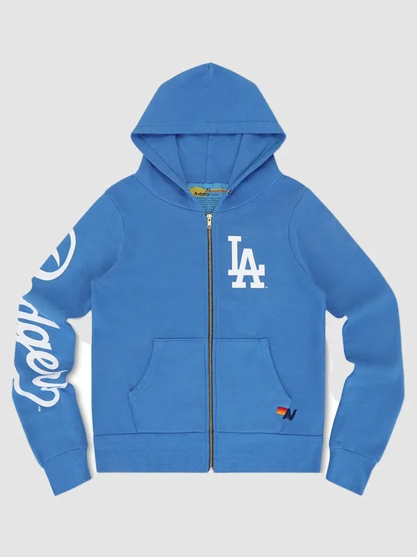 Dodgers Aviator Nation x MLB Full-Zip Hoodie