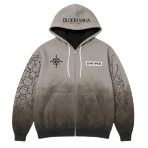 ENHYPEN Blood Saga World Tour North America Zip Up Hoodie