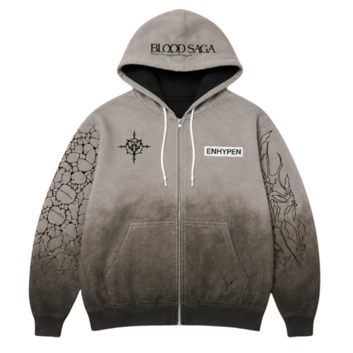 ENHYPEN Blood Saga World Tour North America Zip Up Hoodie