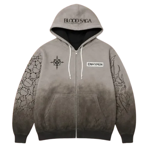 ENHYPEN Blood Saga World Tour North America Zip Up Hoodie