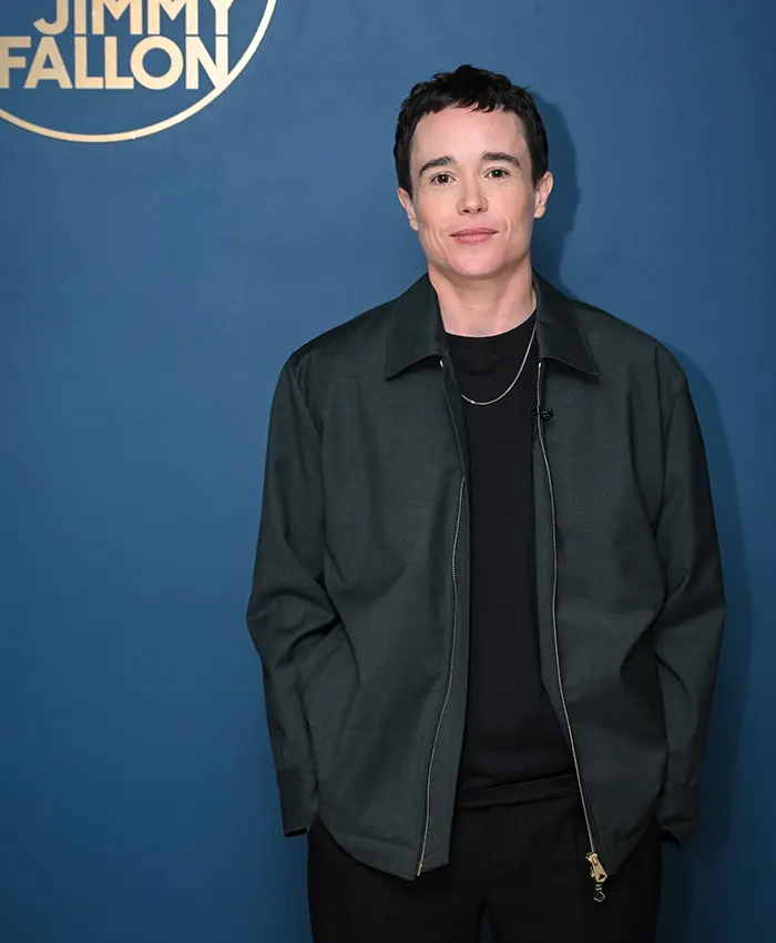 Elliot Page The Tonight Show Black Jacket